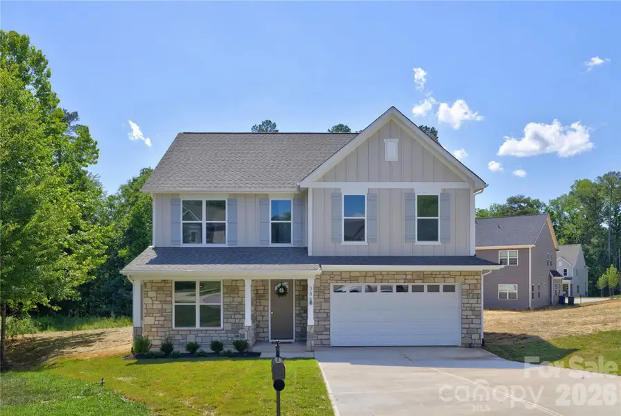 Front exterior of a new home in , Hickory, NC, highlighting curb appeal (Image 25). Front exterior of a new home in , Hickory, NC, highlighting curb appeal (Image 25).