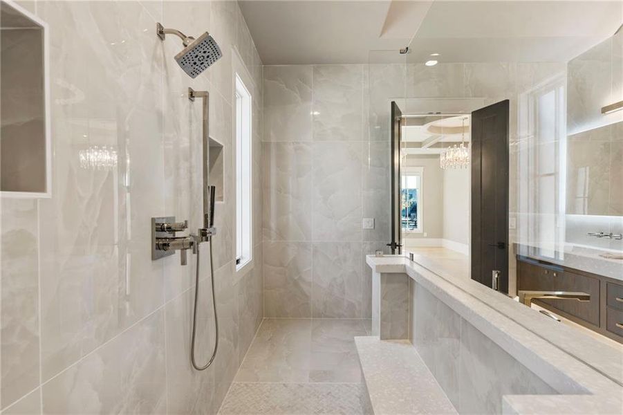 Furnished interior view inside a new home in , Alpharetta (Image 18).