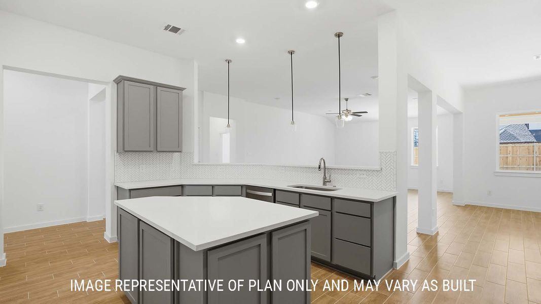 Furnished interior view inside a new home in The Woods, Lumberton (Image 4).