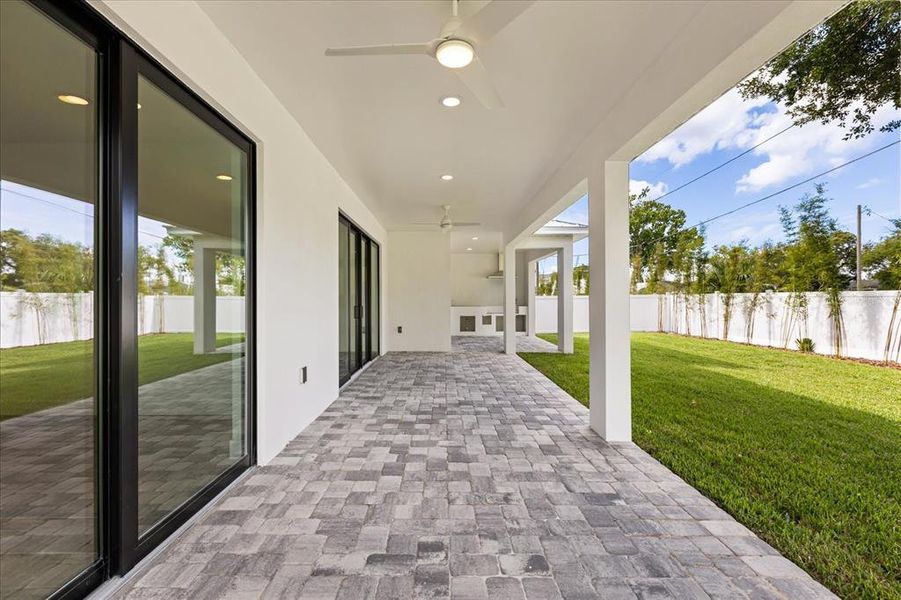 Exterior details and patio area of a home in , Winter Park (Image 27).