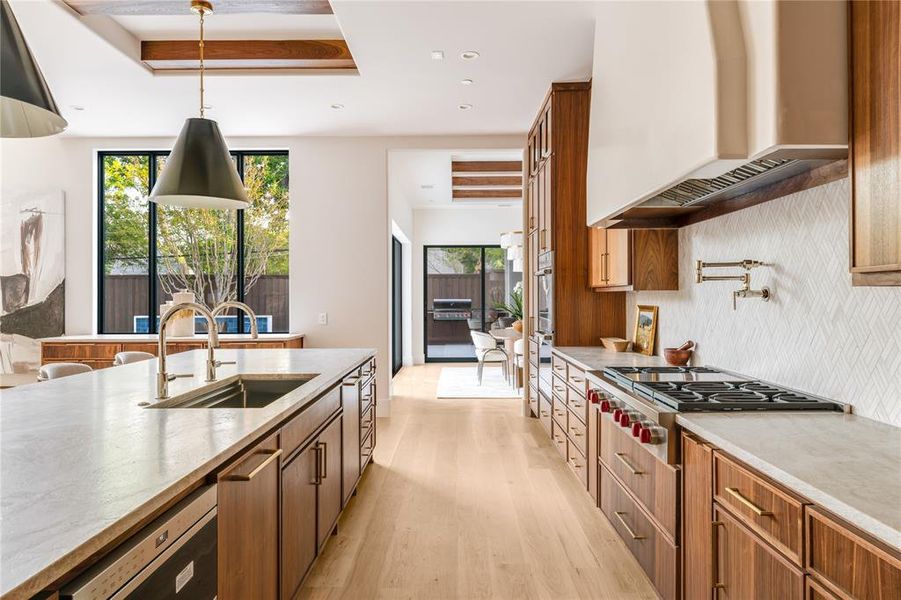 Furnished interior view inside a new home in , Dallas (Image 5).