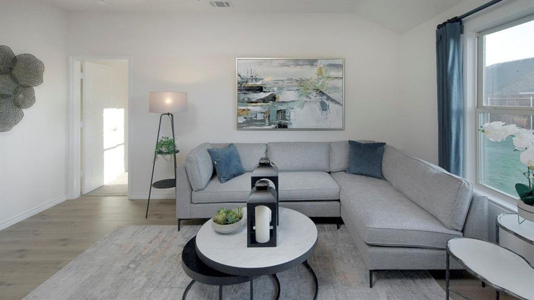 Furnished interior view inside a new home in Bel Air Village, Sherman (Image 33).