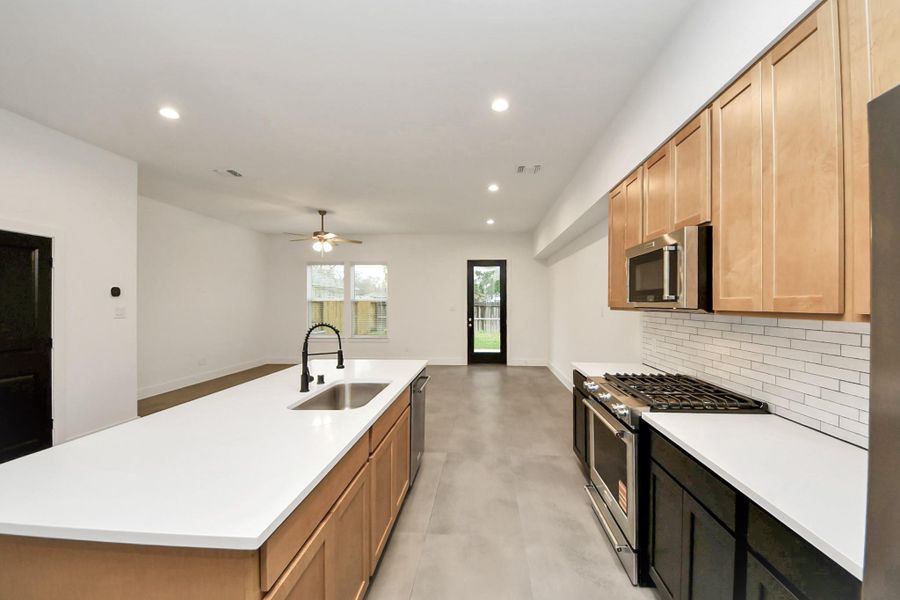 Furnished interior view inside a new home in , Houston (Image 18). Furnished interior view inside a new home in , Houston (Image 18).