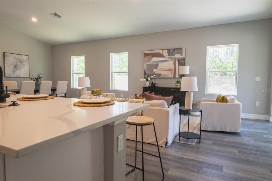 Furnished interior view inside a new home in , Ocala (Image 17).