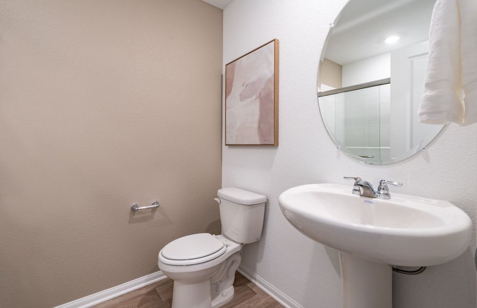 Representative furnished interior of a home built from the Kaufman by Pulte Homes in Strata, Dacono (Image 4).