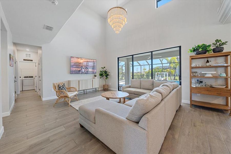 Furnished interior view inside a new home in , Bradenton (Image 33).