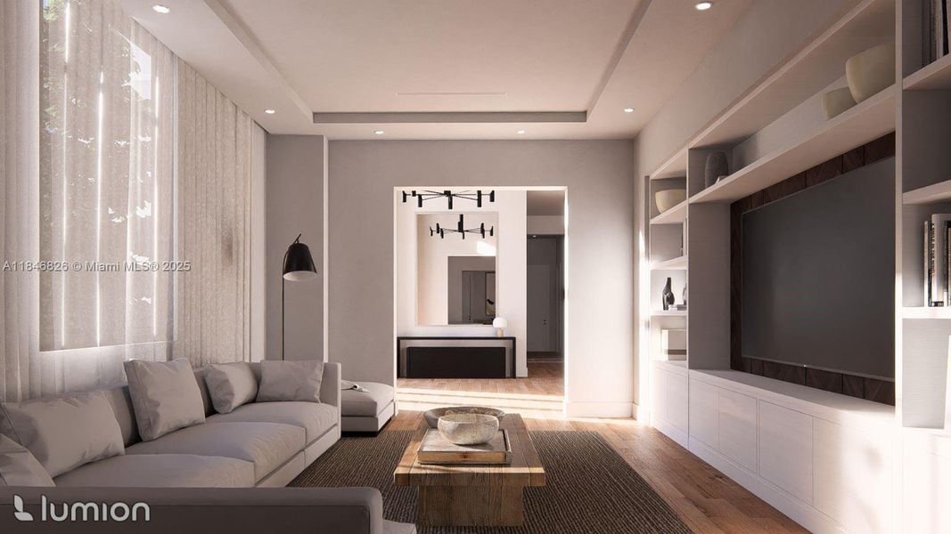 Furnished interior view inside a new home in , Naples (Image 8).