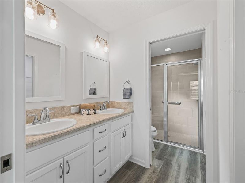 Furnished interior view inside a new home in , The Villages (Image 11).