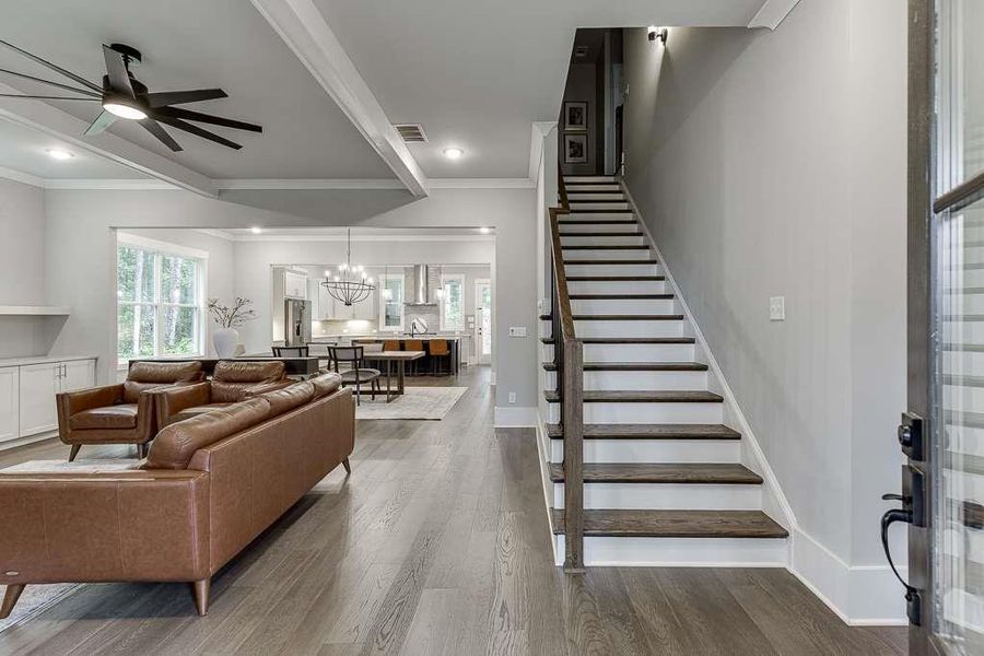 Furnished interior view inside a new home in , Dacula (Image 12).