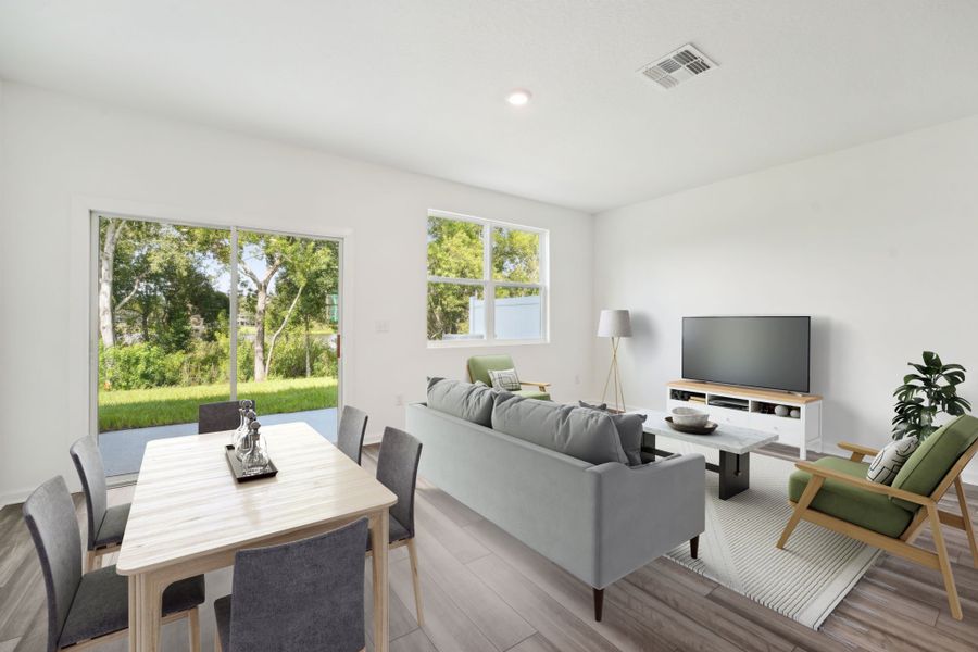 Representative furnished interior of a home built from the Nebula by Starlight Homes in Aster Towns, Summerville (Image 6).