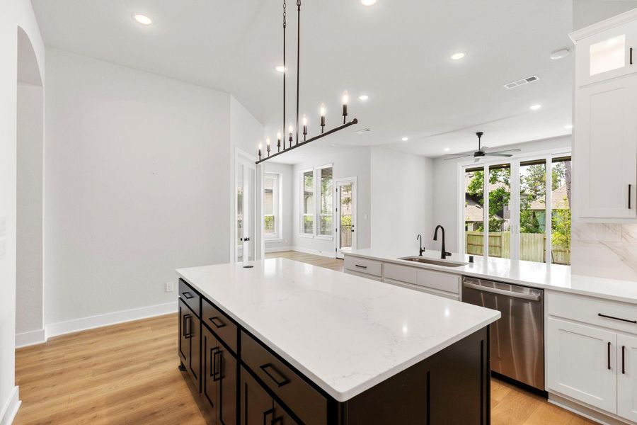 Furnished interior view inside a new home in Woodforest, Montgomery (Image 6).