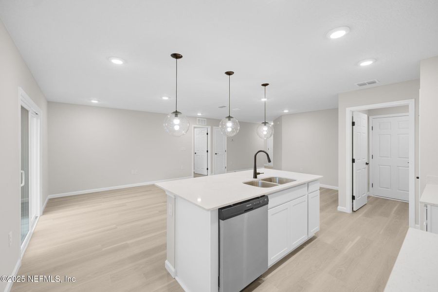 Furnished interior view inside a new home in , Jacksonville (Image 12).