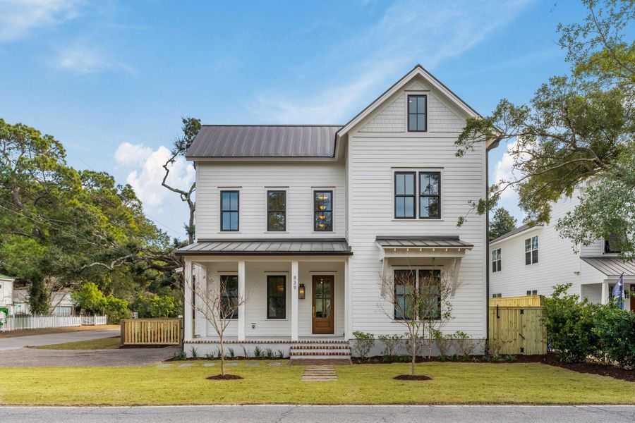 Front exterior of a new home in , Mount Pleasant, SC, highlighting curb appeal (Image 31).
