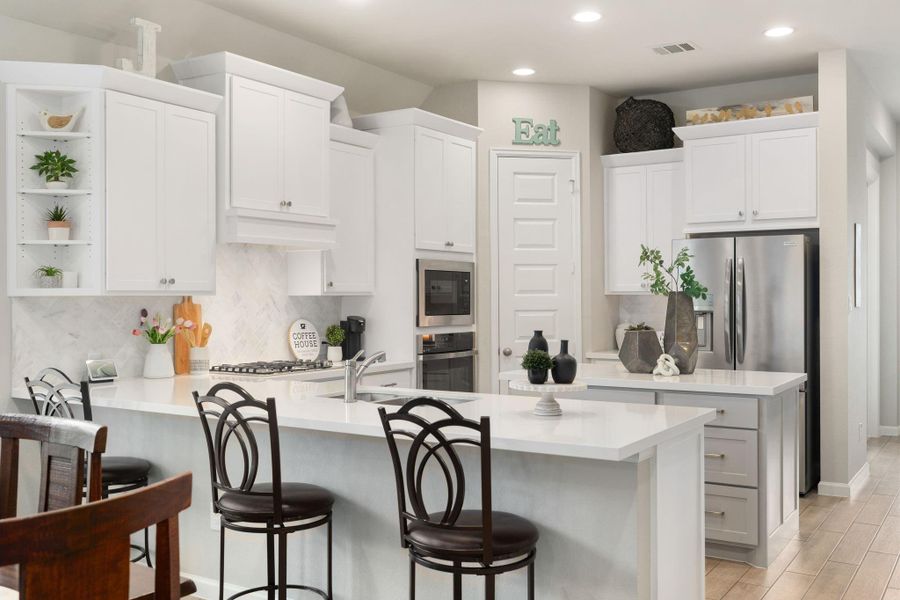 Furnished interior view inside a new home in Meridiana, Manvel (Image 30).