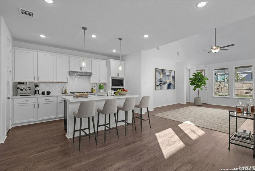 Furnished interior view inside a new home in Davis Ranch, San Antonio (Image 12).