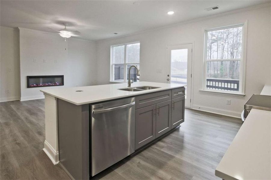 Furnished interior view inside a new home in Porter Reserve, Decatur (Image 6).