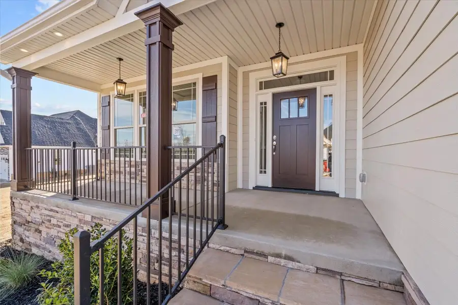 Representative exterior details of a home built from the Caterina Elite by Enchanted Homes in Smokey Hills, Campobello (Image 3).