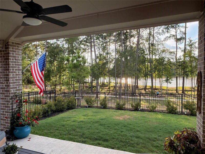 Your enchanting daily view from the back porch. Your enchanting daily view from the back porch.