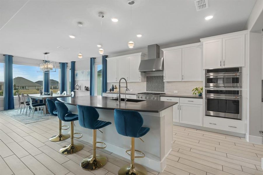 Furnished interior view inside a new home in , Denton (Image 28).