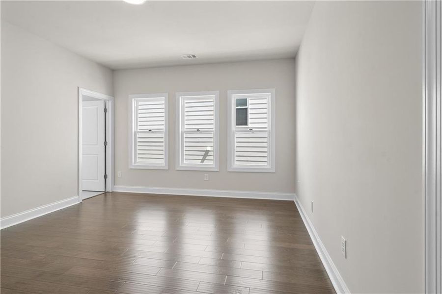Spacious, unfurnished interior of a new home in Palisades Single Family, Cumming (Image 10). Spacious, unfurnished interior of a new home in Palisades Single Family, Cumming (Image 10).