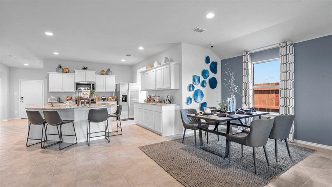 Furnished interior view inside a new home in Rosewood at Beltmill, Fort Worth (Image 17).