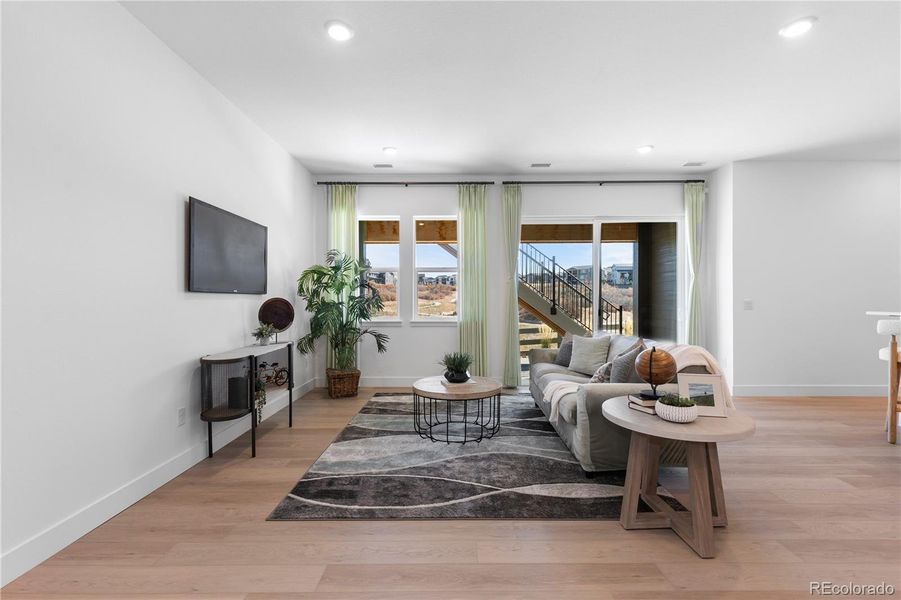 Furnished interior view inside a new home in , Castle Pines (Image 41). Furnished interior view inside a new home in , Castle Pines (Image 41).