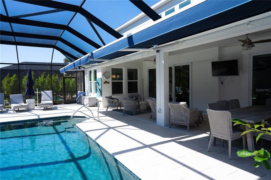 Exterior details and patio area of a home in , Sarasota (Image 23).