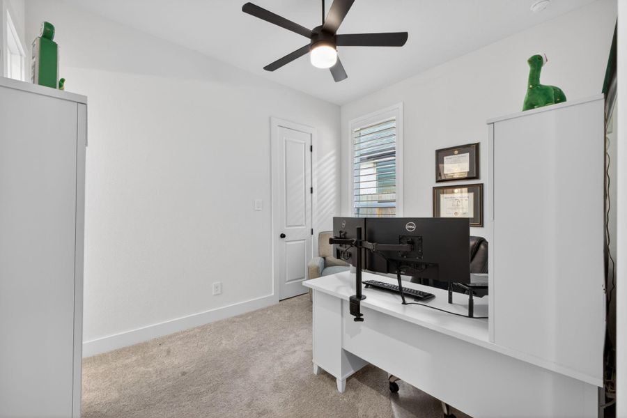 Furnished interior view inside a new home in Cross Creek West, Fulshear (Image 34).