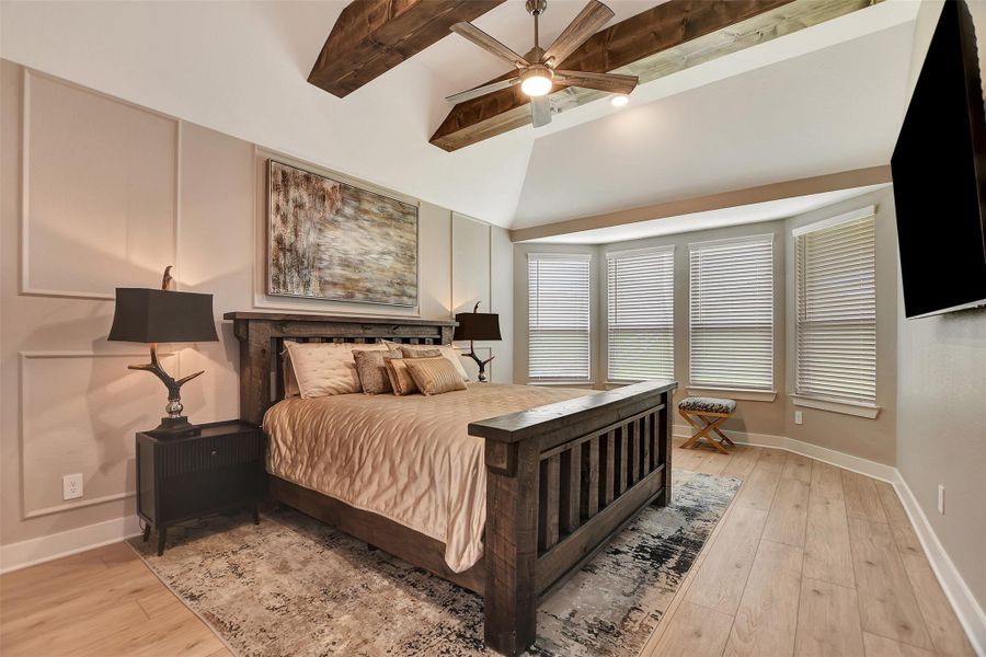 Furnished interior view inside a new home in Lone Star Landing, Montgomery (Image 31).