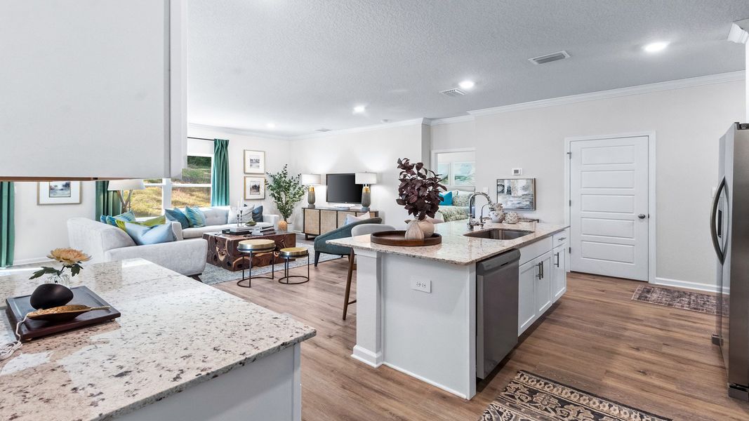 Furnished interior view inside a new home in Misting Springs, Crawfordville (Image 10). Furnished interior view inside a new home in Misting Springs, Crawfordville (Image 10).