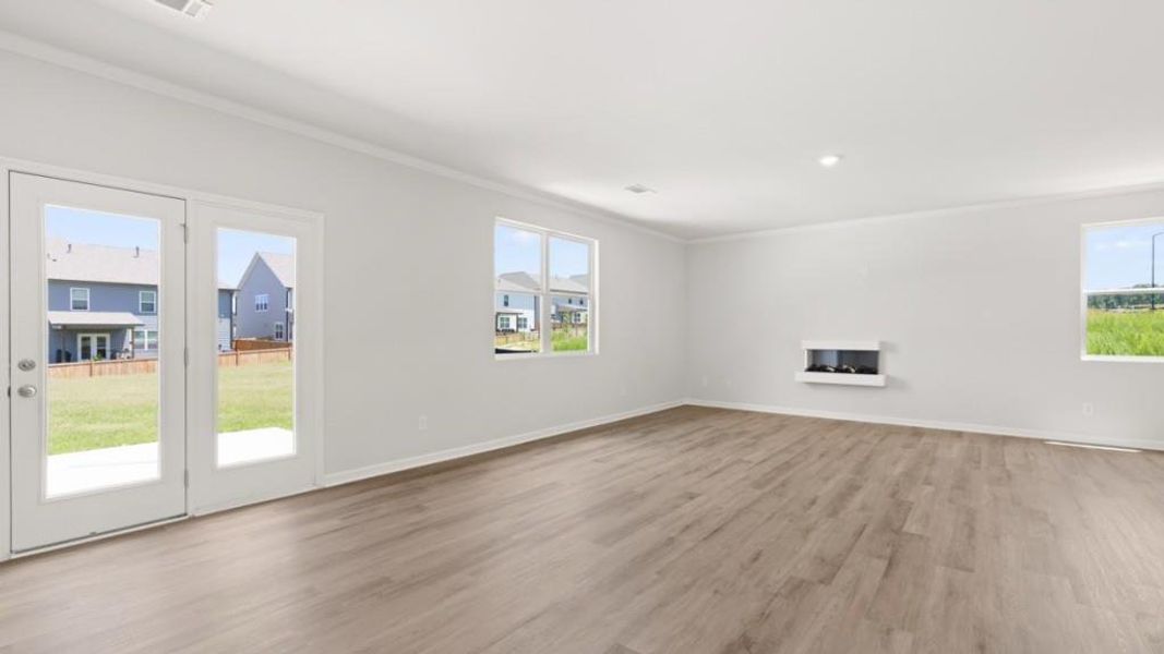 Spacious, unfurnished interior of a new home in Hamptons at Riverwood South, Dallas (Image 15). Spacious, unfurnished interior of a new home in Hamptons at Riverwood South, Dallas (Image 15).