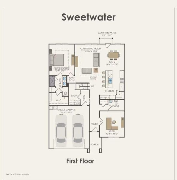 Pulte Homes, Sweetwater floor plan