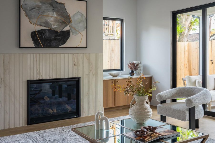 Furnished interior view inside a new home in , Houston (Image 11).