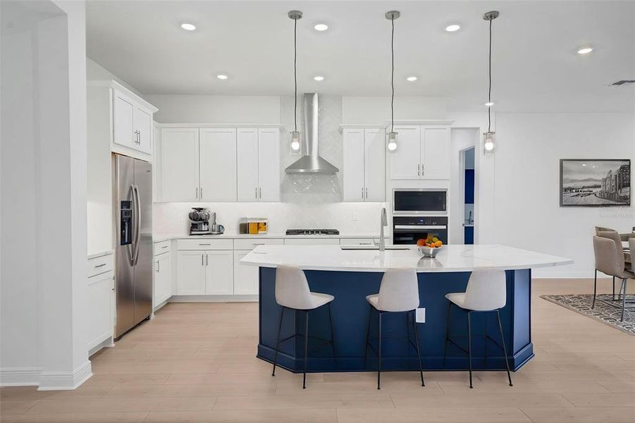 Furnished interior view inside a new home in Palms at Windermere, Windermere (Image 10).