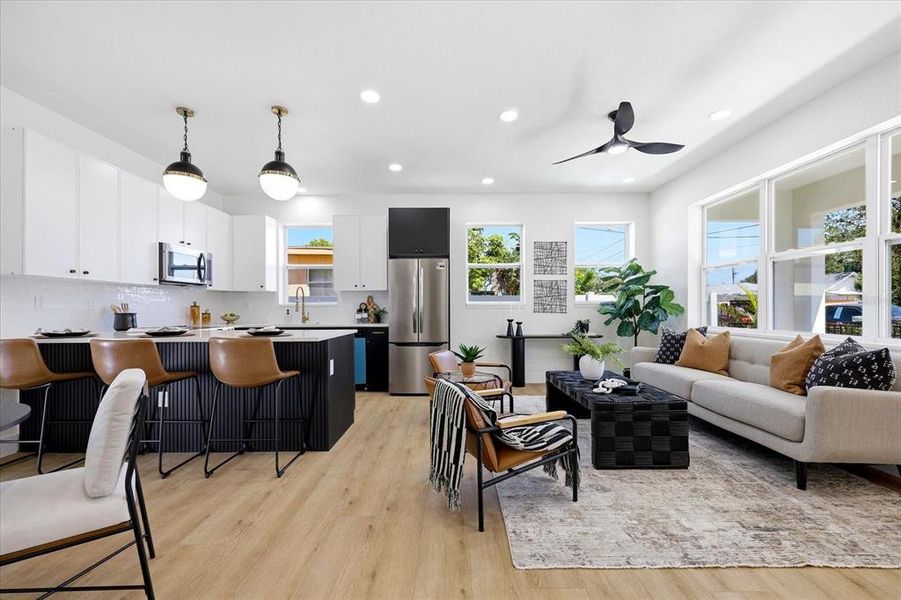 Furnished interior view inside a new home in , St. Petersburg (Image 7).