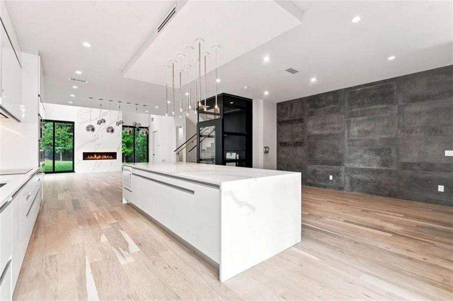 Furnished interior view inside a new home in , Atlanta (Image 9).