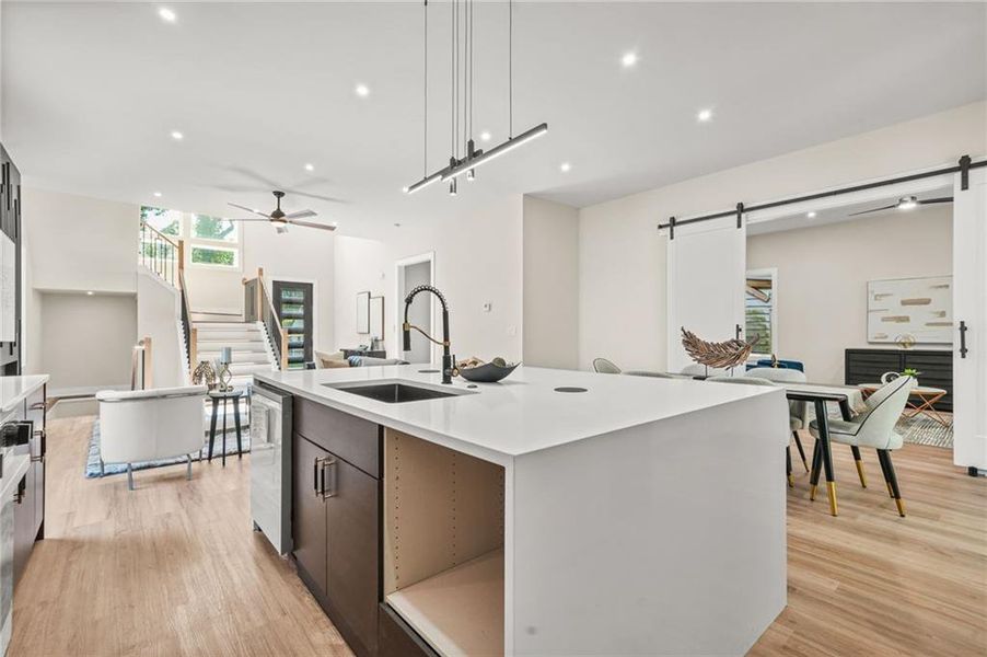 Furnished interior view inside a new home in , Atlanta (Image 29). Furnished interior view inside a new home in , Atlanta (Image 29).