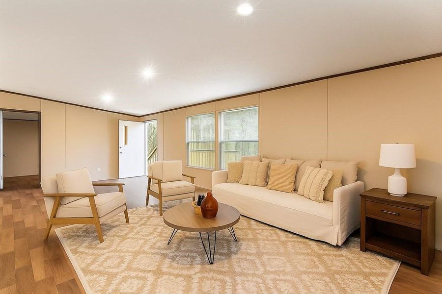 Furnished interior view inside a new home in , Ellijay (Image 7).