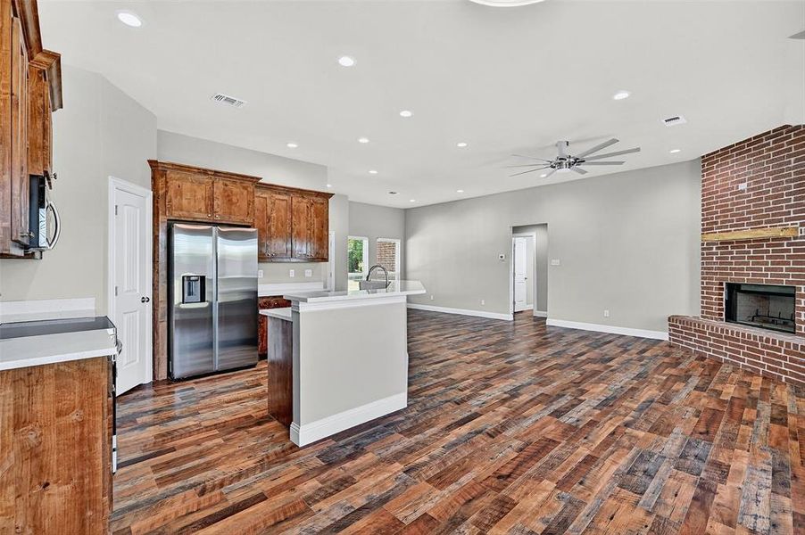 Furnished interior view inside a new home in , Ector (Image 4). Furnished interior view inside a new home in , Ector (Image 4).