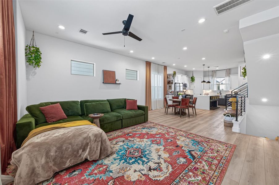 Furnished interior view inside a new home in , Houston (Image 31).
