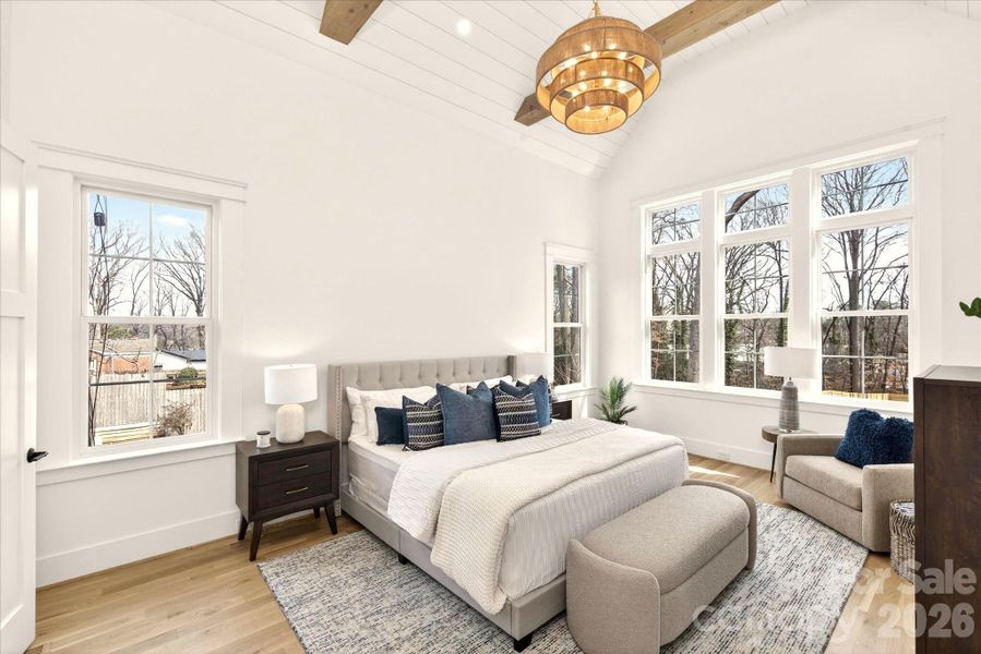 Furnished interior view inside a new home in , Charlotte (Image 17). Furnished interior view inside a new home in , Charlotte (Image 17).