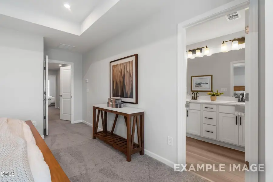 Furnished interior view inside a new home in Townes at North Main, Lillington (Image 27).
