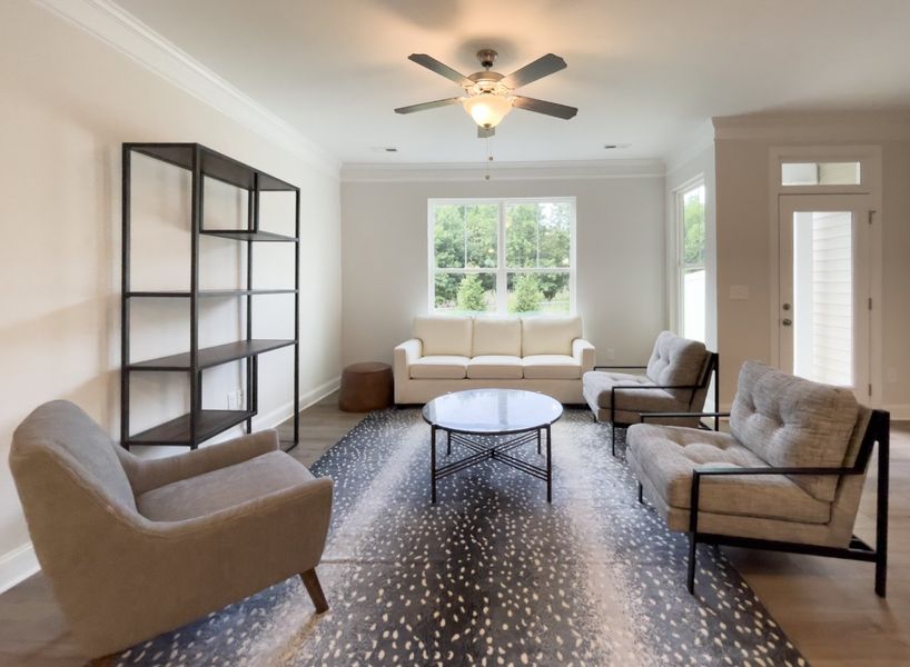 Furnished interior view inside a new home in Fairview Village Townhomes, Simpsonville (Image 9).