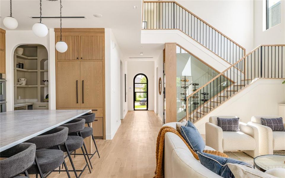 Furnished interior view inside a new home in , Dallas (Image 13).