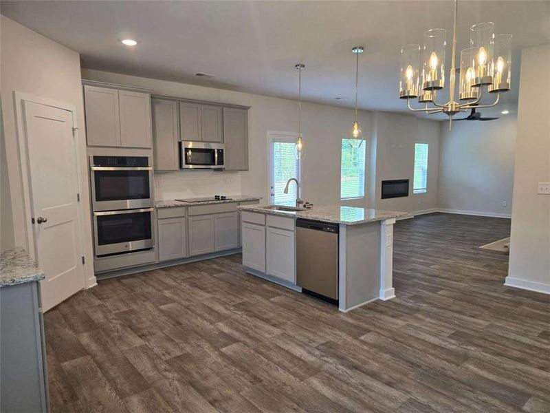 Furnished interior view inside a new home in Southern Hills, McDonough (Image 7). Furnished interior view inside a new home in Southern Hills, McDonough (Image 7).