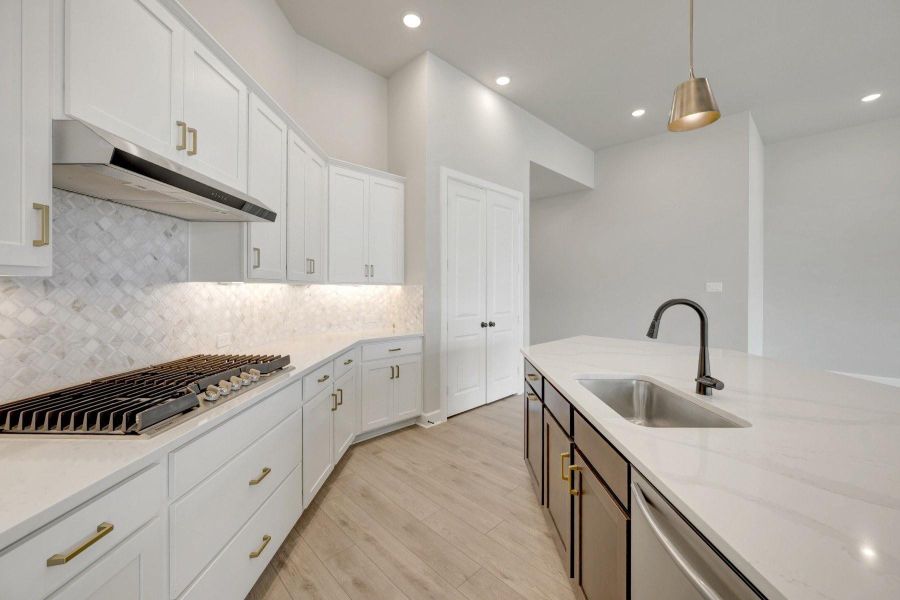 Furnished interior view inside a new home in Brookewater - Ascent Collection, Rosenberg (Image 13).