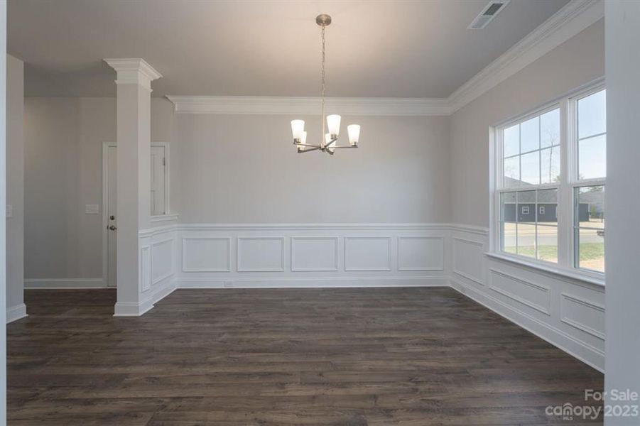 Representative unfurnished interior of a home built from the 3119 by Adams Homes in Hidden Pines, Cameron (Image 18).