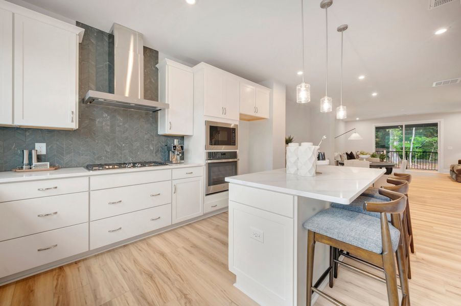 Furnished interior view inside a new home in Old Town Village, Waxhaw (Image 7).