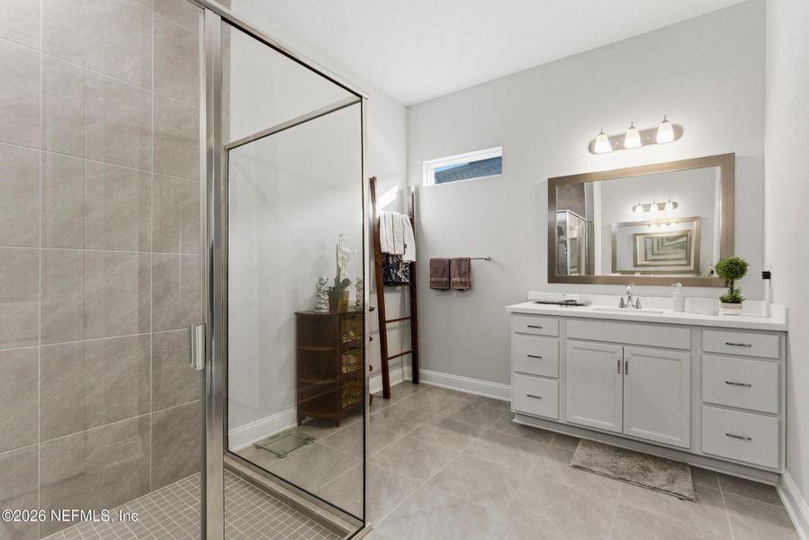 Furnished interior view inside a new home in , St. Johns (Image 40).