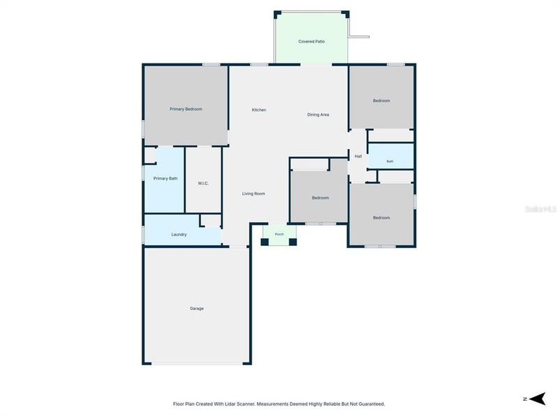 2D floor plan layout of this home in , Spring Hill, FL (Image 6).